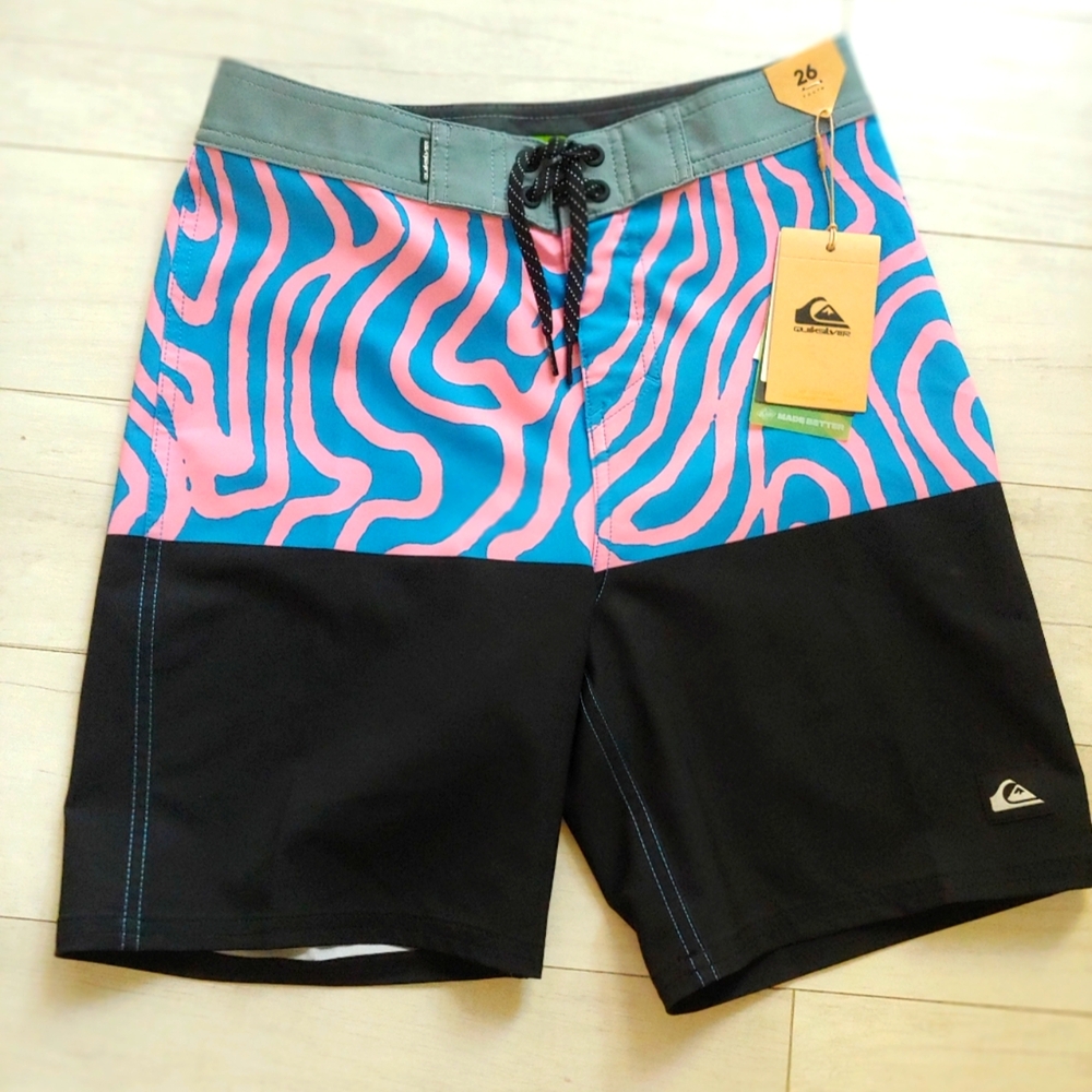 QUIKSILVER NEW boys SurfSilk 17 Boardshorts